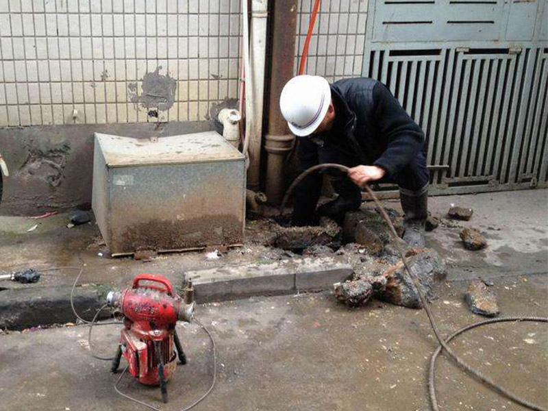 江岸疏通下水道-洗菜池疏通