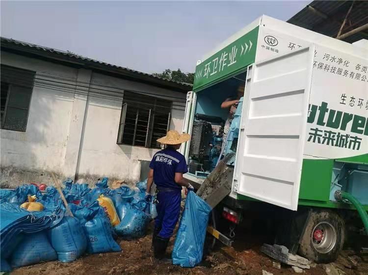 江岸工业污泥压干处理